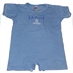 Bimm Ridder Vintage Detroit Tigers Blue Infant One‎ Piece Bodysuit Size 24m